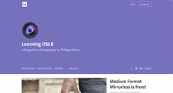 Desktop Screenshot of learningdslr.com